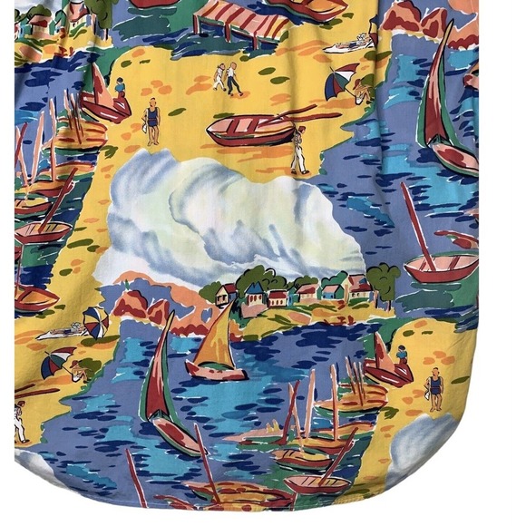 VTG 90s Ralph Lauren Hawaiian Shirt Mens Sz L-XL South of France 46” Chest. - Picture 11 of 13